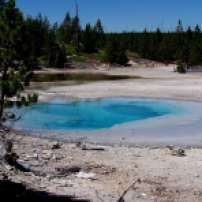 Blue Pool at Norris Basin, Yellowstone National Park
